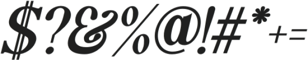 Lettertype-BoldItalic otf (700) Font OTHER CHARS