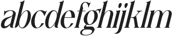 Lettertype-Italic otf (400) Font LOWERCASE