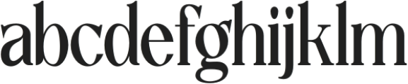Lettertype-Regular otf (400) Font LOWERCASE