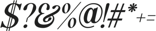 Lettertype-SemiBoldItalic otf (600) Font OTHER CHARS