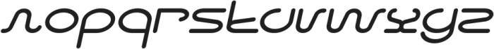 Letting The Cables Sleep Italic otf (400) Font LOWERCASE