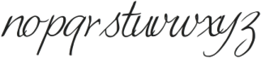 Lettresa Regular otf (400) Font LOWERCASE