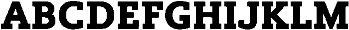 Lev Serif ExtraBold ttf (700) Font UPPERCASE