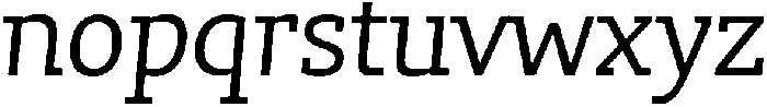 Lev Serif Italic ttf (400) Font LOWERCASE