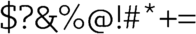 Lev Serif Light ttf (300) Font OTHER CHARS
