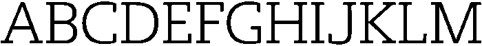 Lev Serif Light ttf (300) Font UPPERCASE