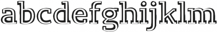 Lev Serif otf (300) Font LOWERCASE