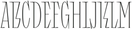 LevType Repyakh Light ttf (300) Font UPPERCASE