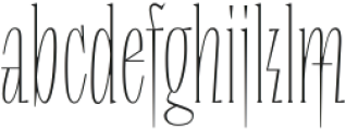 LevType Repyakh Light ttf (300) Font LOWERCASE