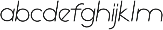 Levania Sans Serif Light otf (300) Font LOWERCASE