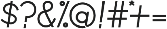 Levania Sans Serif Medium otf (500) Font OTHER CHARS