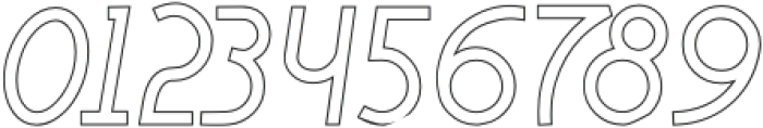 Levania Sans Serif Outline otf (400) Font OTHER CHARS