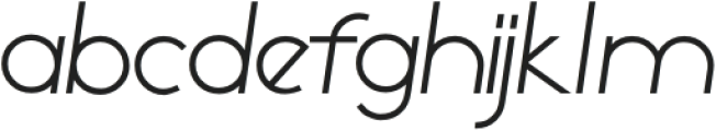 Levania Sans Serif Regular otf (400) Font LOWERCASE