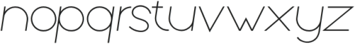 Levania Sans Serif Thin otf (100) Font LOWERCASE