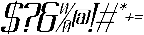 Levarline Italic otf (400) Font OTHER CHARS