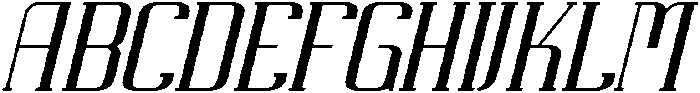 Levarline Italic otf (400) Font UPPERCASE