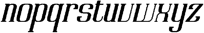 Levarline Italic otf (400) Font LOWERCASE