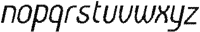 Levatta Disco Italic otf (400) Font LOWERCASE