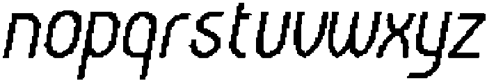 LevattaPixel-Regular otf (400) Font LOWERCASE
