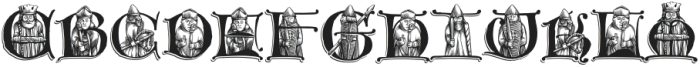 Lewis Chessmen Regular otf (400) Font UPPERCASE