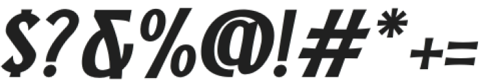 Lewiston Bold Italic otf (700) Font OTHER CHARS