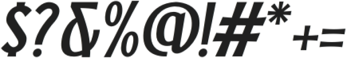 Lewiston Medium Italic otf (500) Font OTHER CHARS