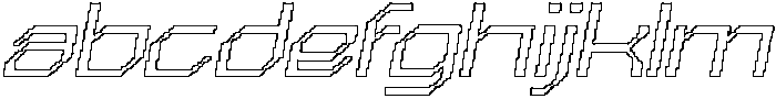 Lexady Pixel Outline otf (400) FONT