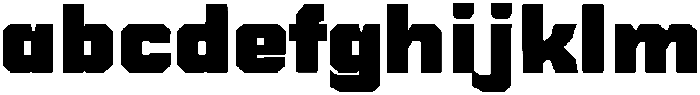 Lextron Extra Bold ttf (700) Font LOWERCASE