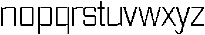 Lextron Extra Light ttf (200) Font LOWERCASE