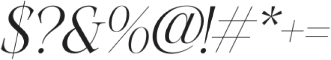 leMarino-Italic otf (400) Font OTHER CHARS