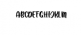 LEMONDAY.ttf Font UPPERCASE