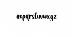 LEMONDAY.ttf Font LOWERCASE