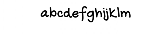 Leda Baby.otf Font LOWERCASE