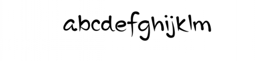 Leda Marker.otf Font LOWERCASE