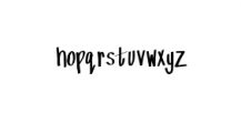 Letni Font LOWERCASE