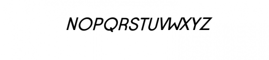 Lexa Bold Italic.otf Font UPPERCASE