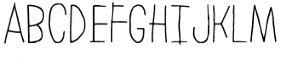 LeOsler Rough Light Font UPPERCASE