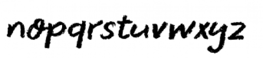 Leftover Crayon Italic Font LOWERCASE