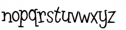 Leftovers Font LOWERCASE