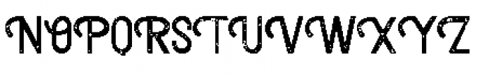 Letterpress Studio Gothic Font UPPERCASE