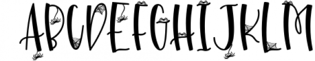 Leggy Monster - A Halloween Spider Font! Font UPPERCASE