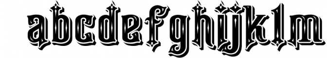 Legranta - vintage multilayered font 3 Font LOWERCASE