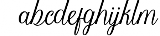 Letterline Script Font LOWERCASE