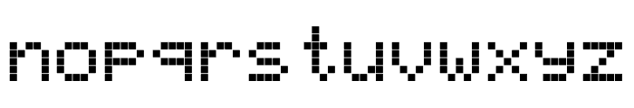 LED Calculator Bold Italic Font LOWERCASE