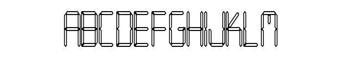 LEDFontHC Font UPPERCASE