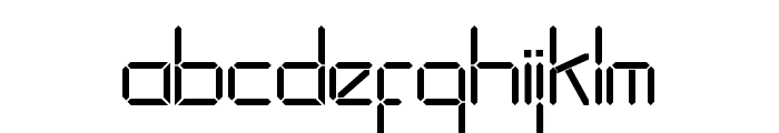 LEDFont Font LOWERCASE