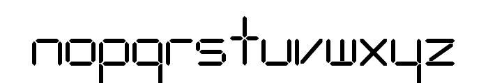LEDFont Font LOWERCASE