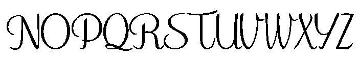 Le Bistrot des Amoureux Font UPPERCASE