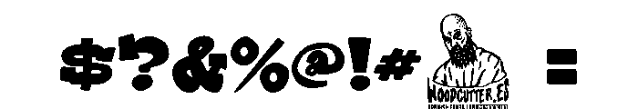 Le Cow-Boy Ivre Font OTHER CHARS