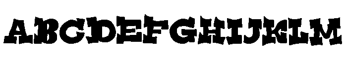 Le Cow-Boy Ivre Font UPPERCASE